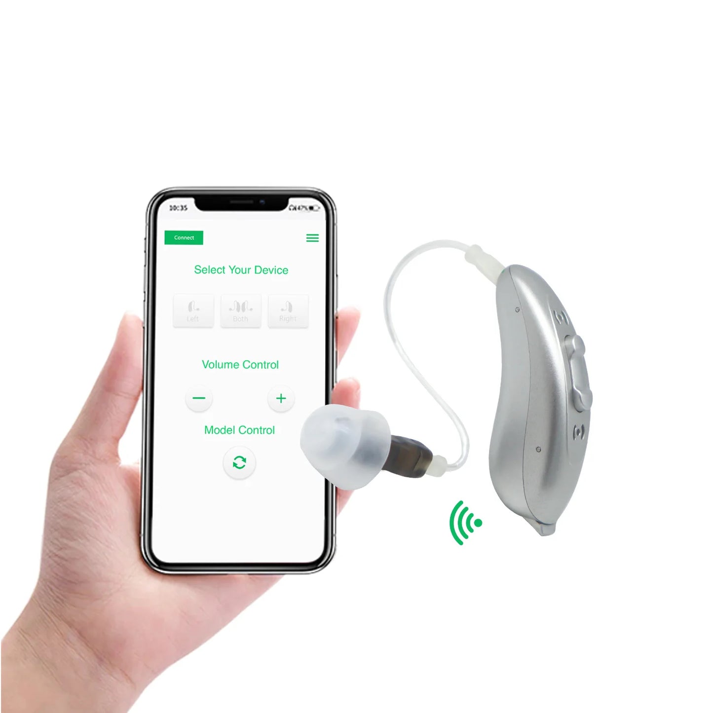 CHOSGO Hearing Aids With App Control Noise Cancellation