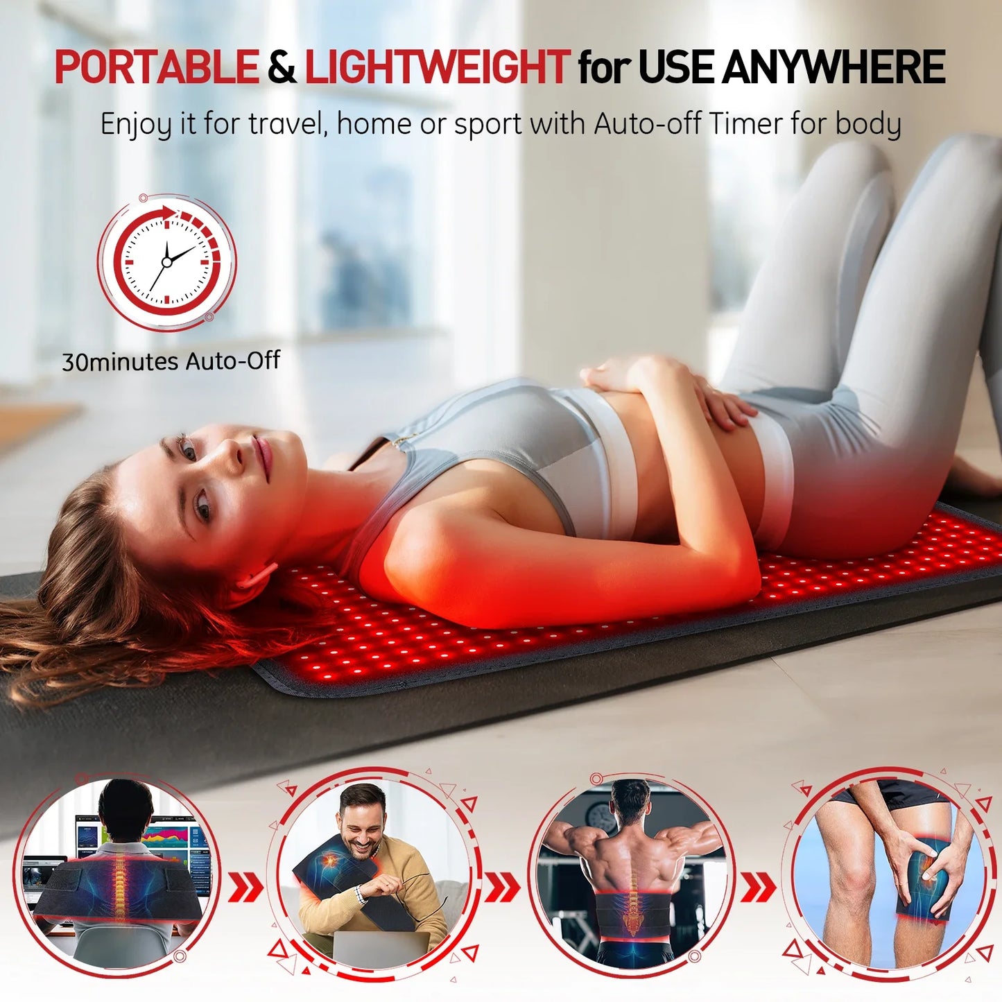 Sunnyside Medical Supplies Red Light Therapy Pad 850nm
