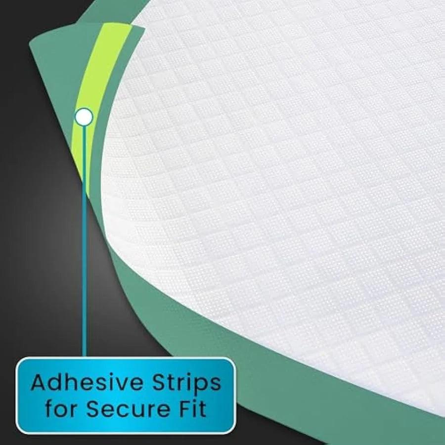 50 Pack Premium Extra Large Super Max 125 Gram Absorbent Bed Pads for Incontinence. Disposable 36 x 36 inches size Incontinence