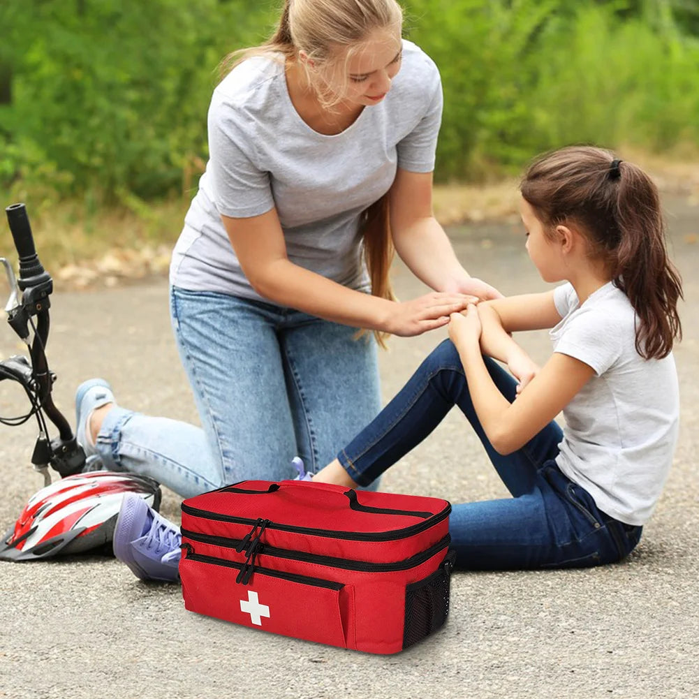 Hign Concerned Travel Medicine Bag With Lockable Zippers