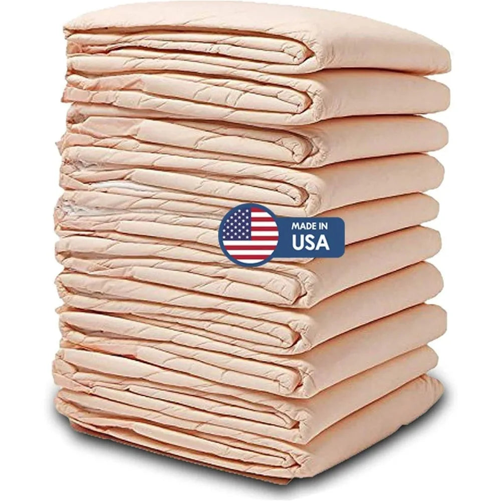 100 Ultra Absorbent XL Disposable Underpads, Odor Blocking, Waterproof Extra Large 30" x 36" Bed Pads for Incontinence - Leakpro