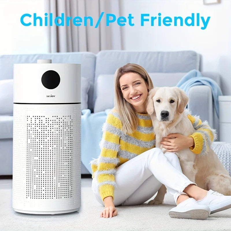 Sejoy HEPA Air Purifier For Home Large Room Quiet Touch