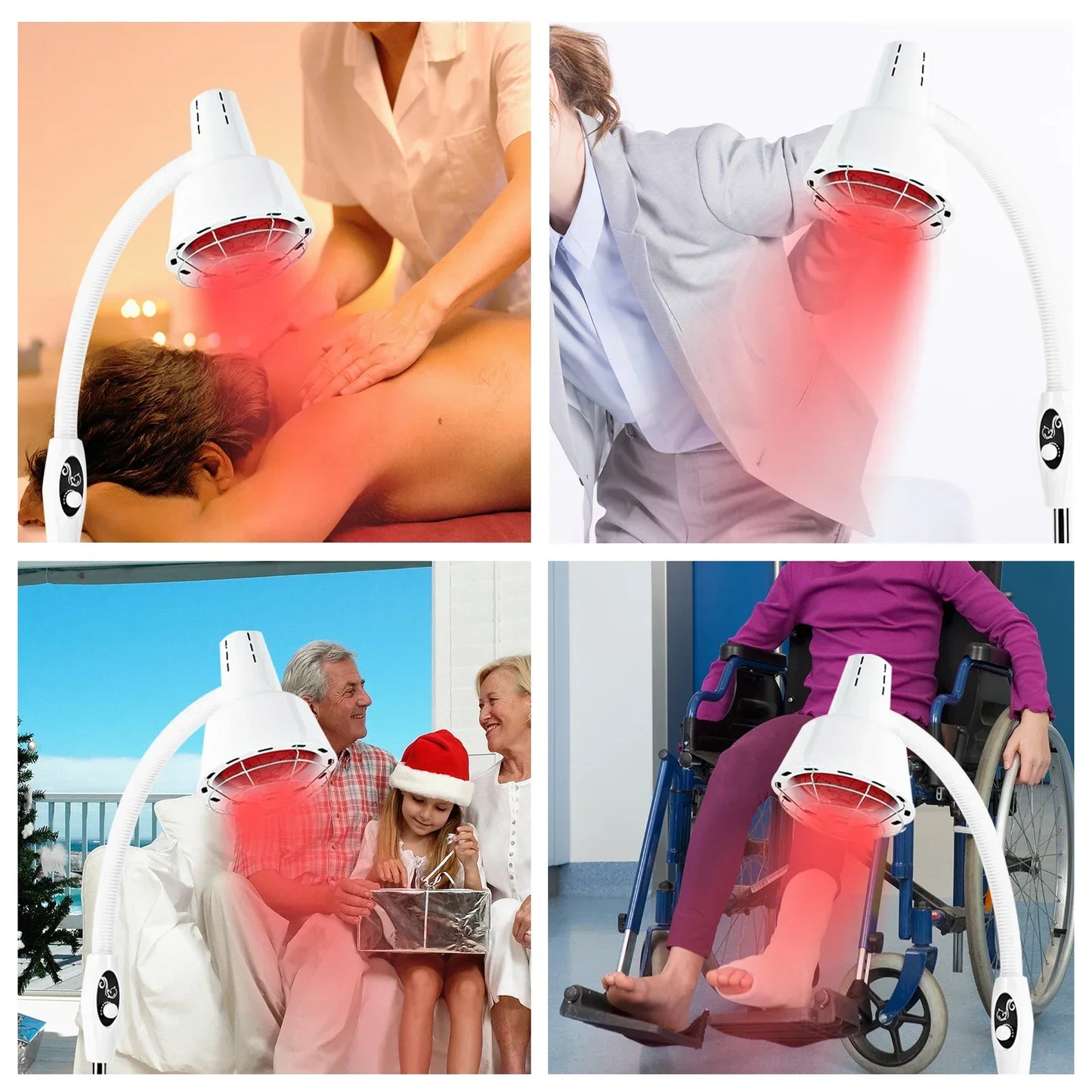 Electronic IR Heat Infrared Lamp For Muscle And Joint Relief