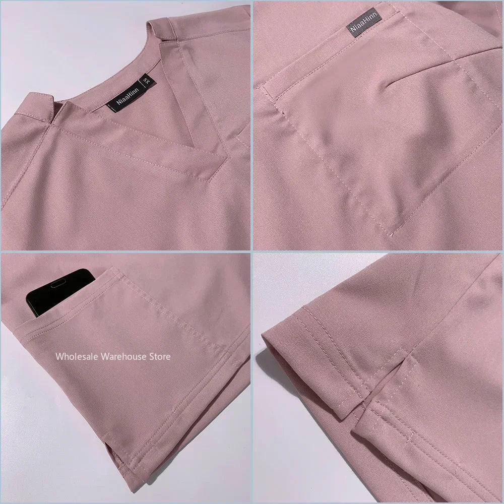 Hubei Medical Work Uniform Set For Doctors And Nurses