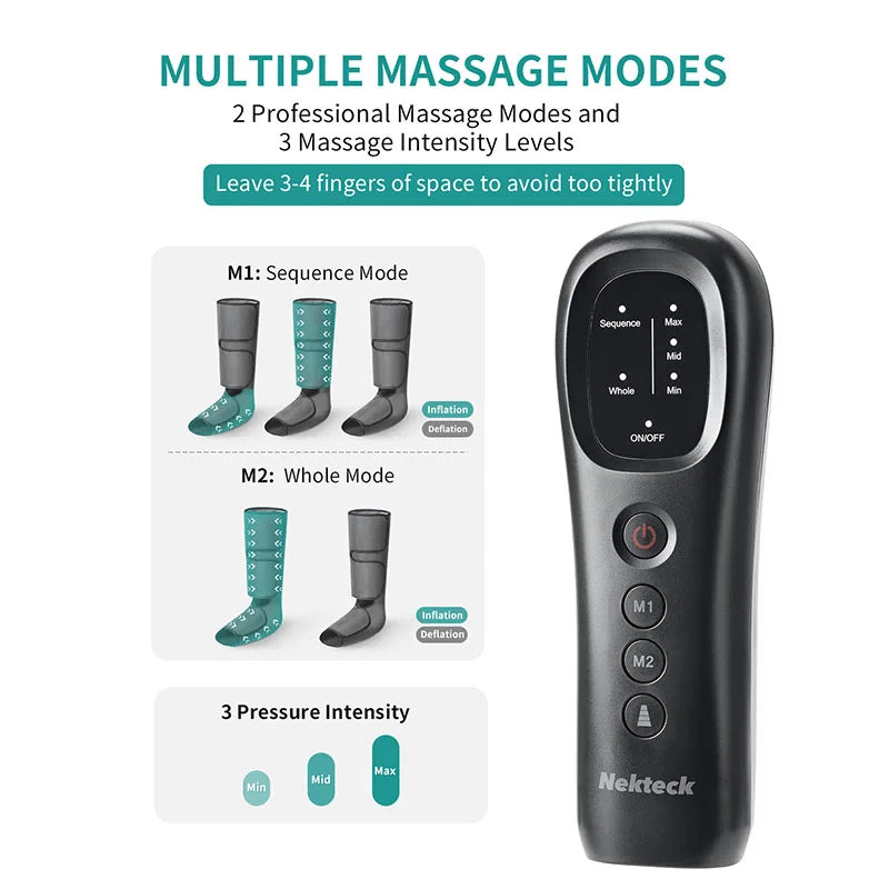 Nekteck Air Compression Leg Massager For Blood Circulation