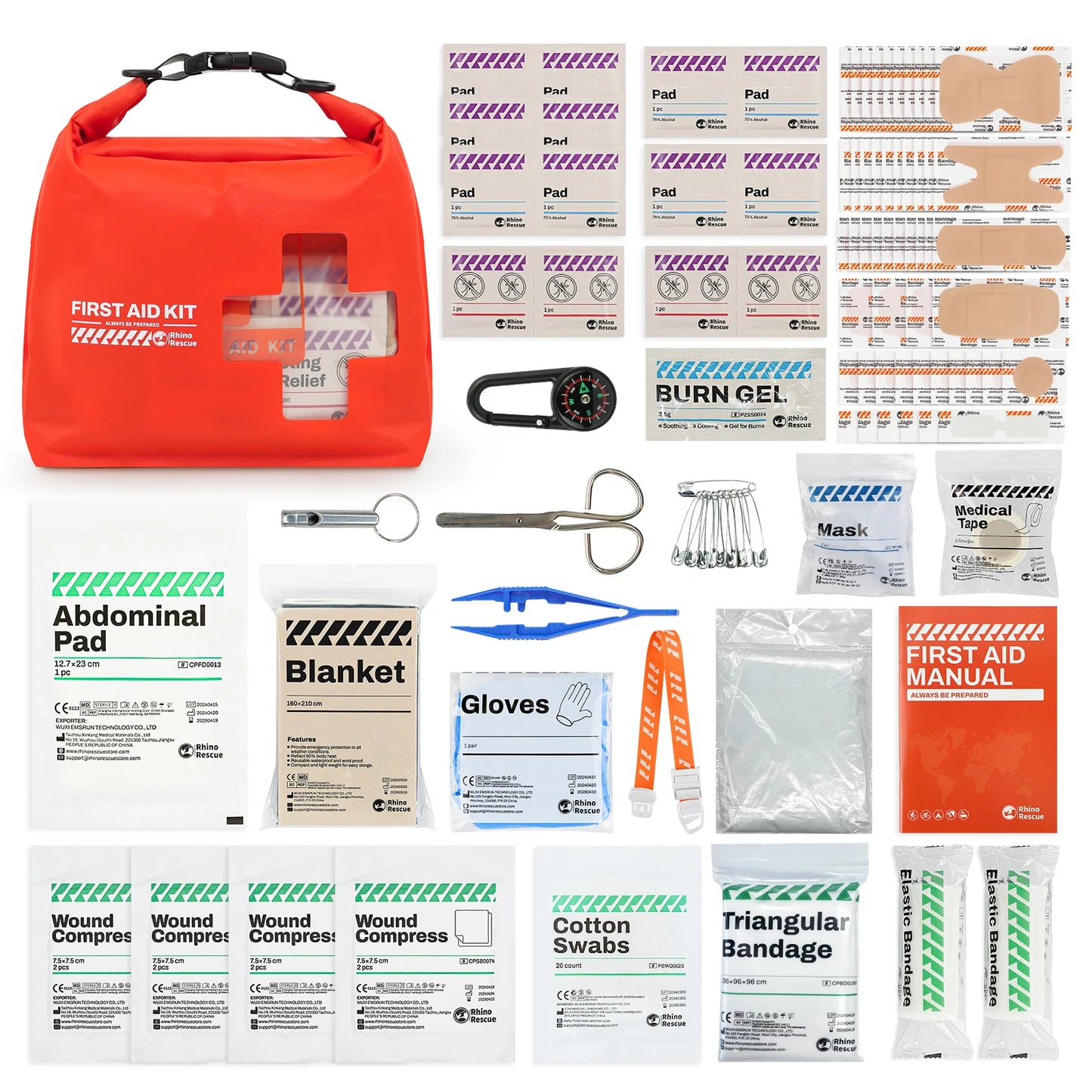 RHINO RESCUE Waterproof First Aid Kit For Outdoor Water