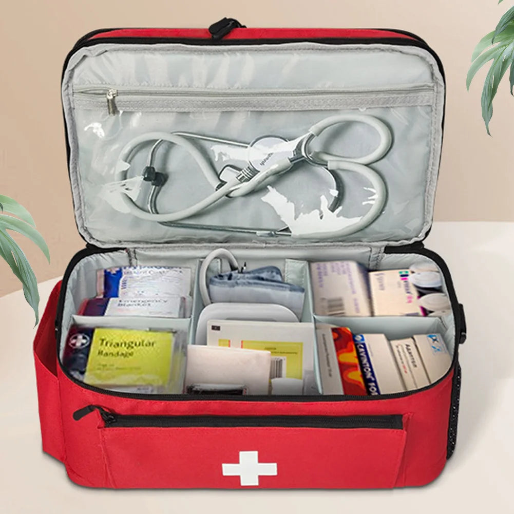 Hign Concerned Travel Medicine Bag With Lockable Zippers