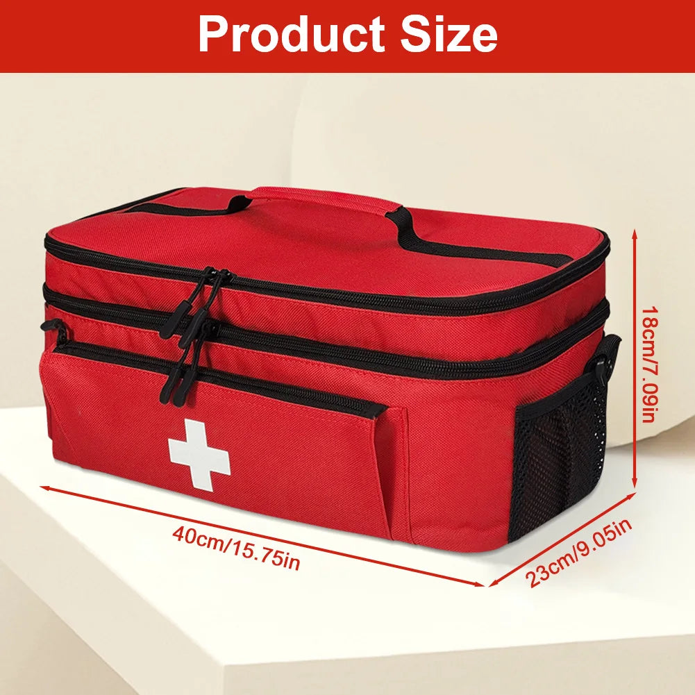 Hign Concerned Travel Medicine Bag With Lockable Zippers