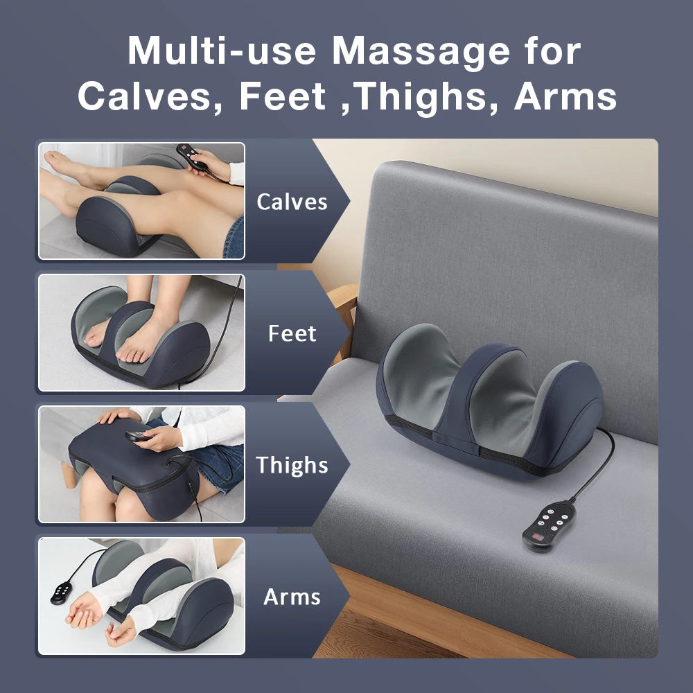 Hailicare Electric Foot Leg Massager Deep Tissue Shiatsu Relaxation