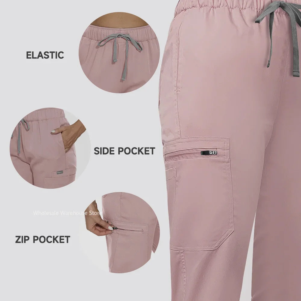 Hubei Medical Work Uniform Set For Doctors And Nurses