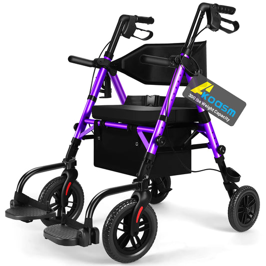 Origin Lightweight 2 In 1 Rolling Walker Wheelchair Combo