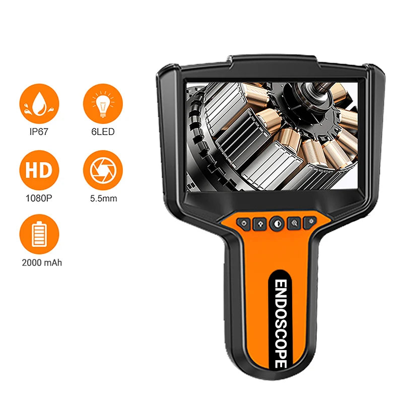 DDCAMERA Industrial Endoscope Camera 1080P with LED Lights