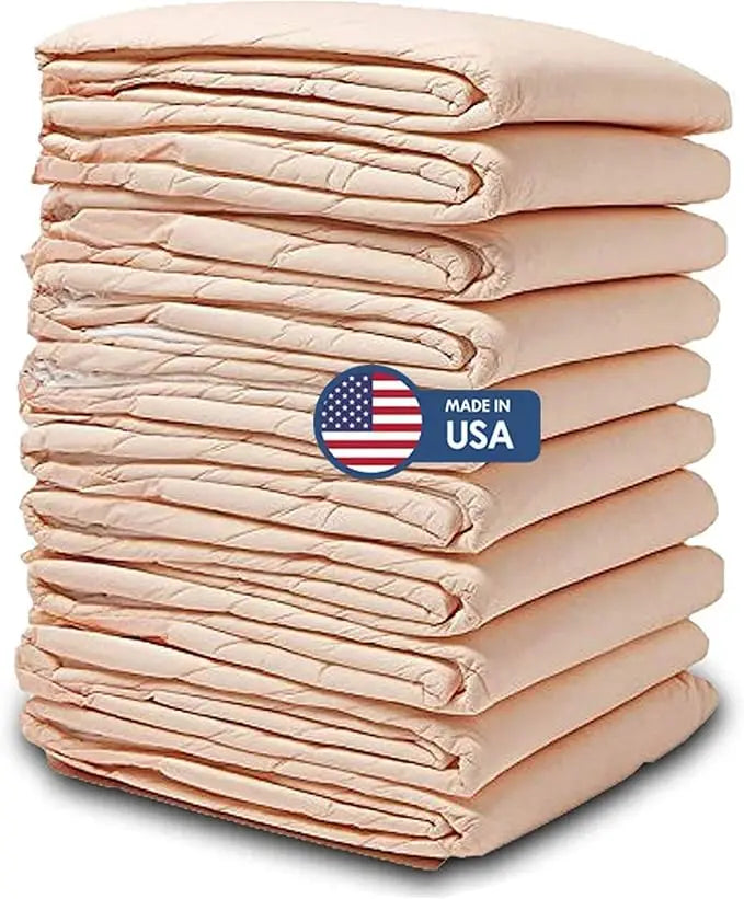 100 Ultra Absorbent XL Disposable Underpads, Odor Blocking, Waterproof Extra Large 30" x 36" Bed Pads for Incontinence - Leakpro