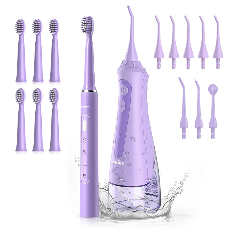 Sejoy Electric Oral Irrigator And Electric Toothbrush Set