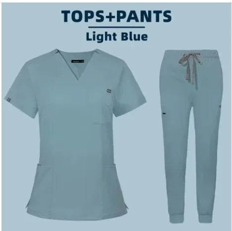 Hubei Medical Work Uniform Set For Doctors And Nurses