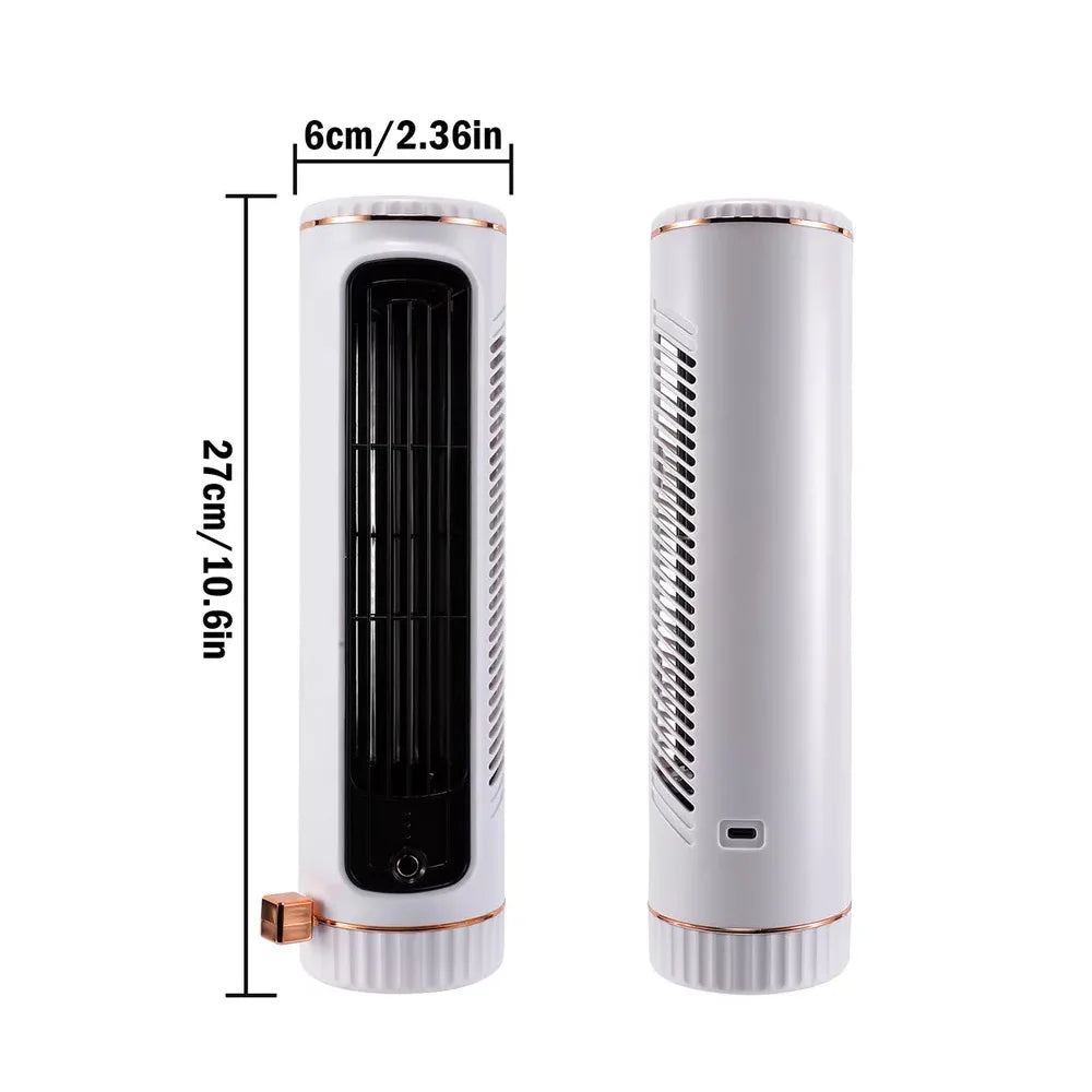 Electric E2 Mini Intelligent Tower Fan Quiet 3 Speed USB