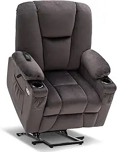 DAFIFY Power Lift Recliner Chair USB Ports Cup Holders