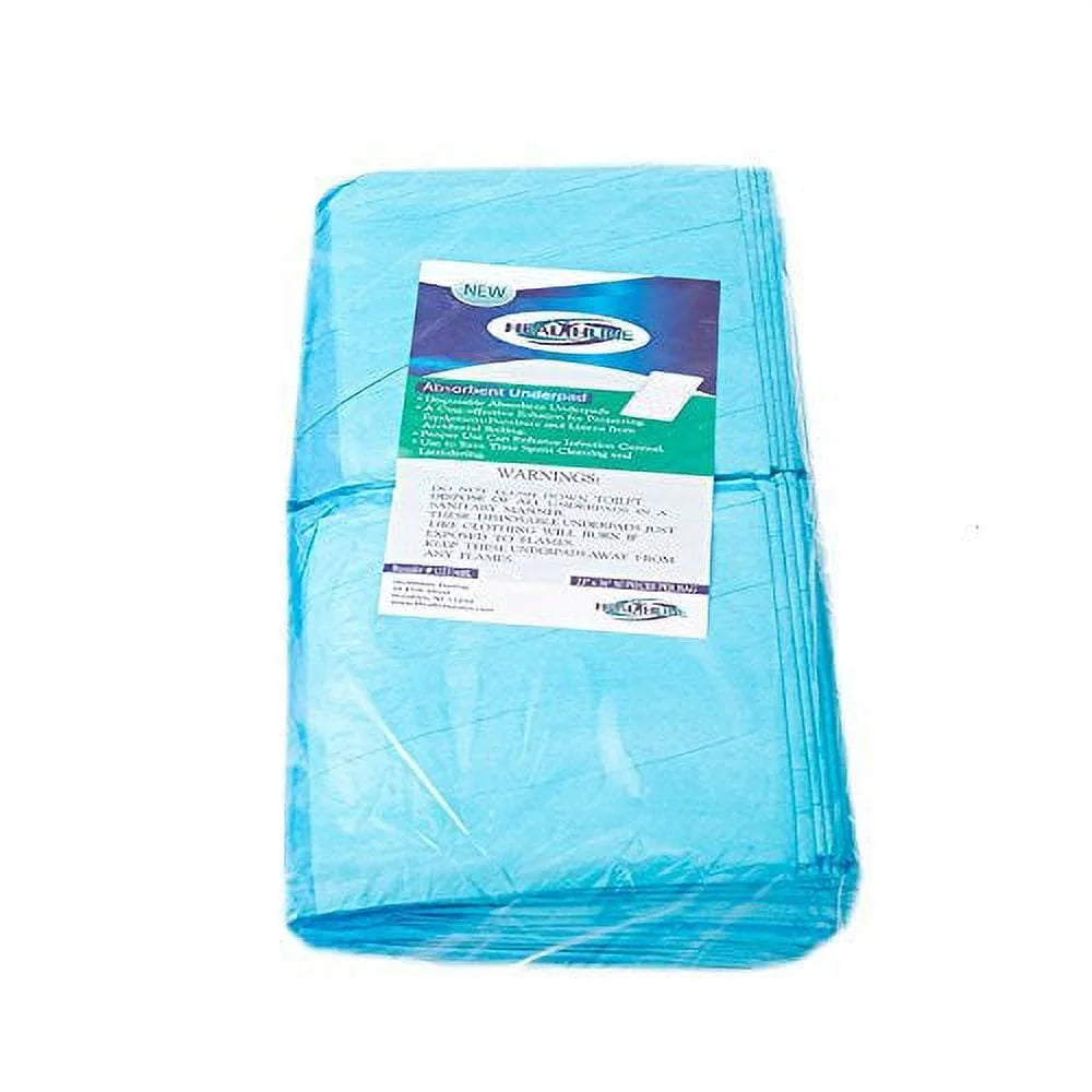 Disposable Waterproof Changing Pads Multi Use Underpads 23x36 Inch Absorbent Bed Protectors Babies Adults Incontinence Care