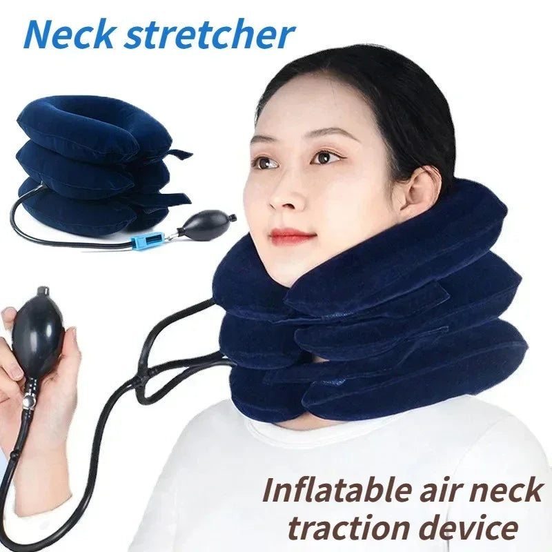 MIHJUSFDHE Neck Stretcher Inflatable Cervical Traction Device