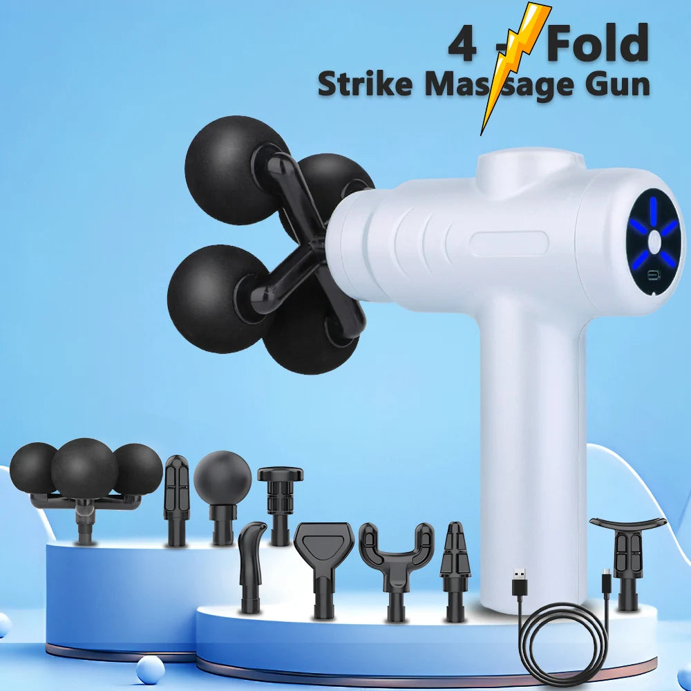 XFOX Fourfold Strike Massage Gun Variable Frequency
