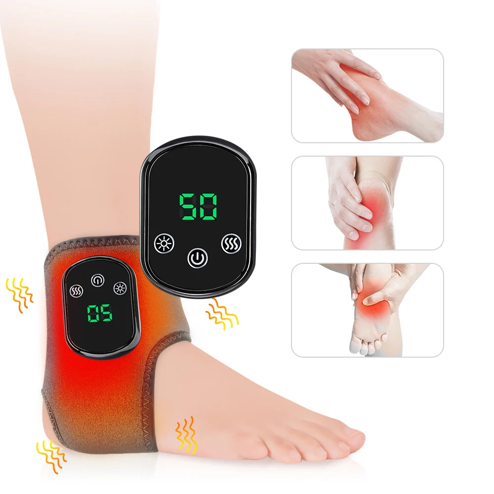 PASTSKY Electric Foot Massager With Heated Vibration Massage