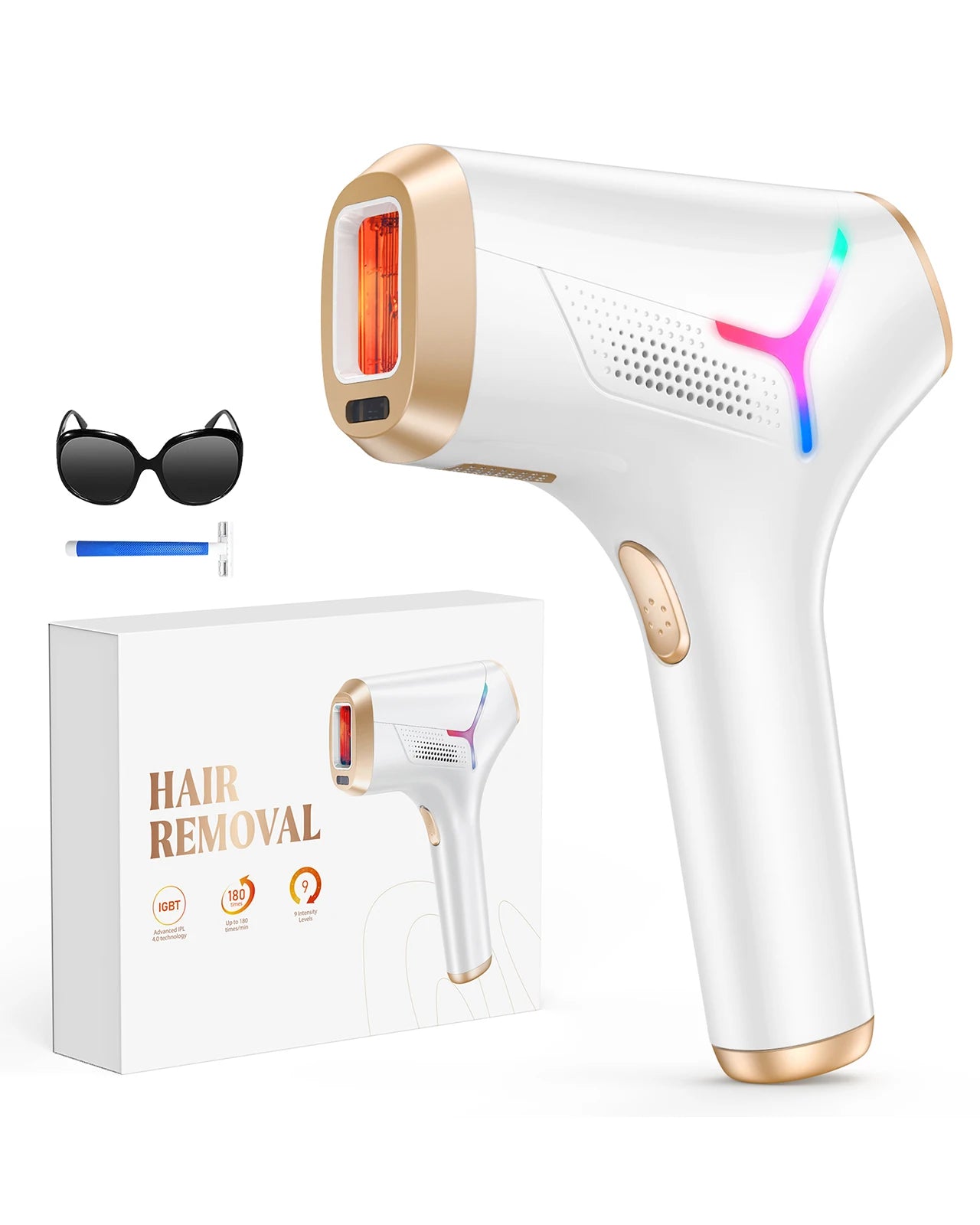 Totmizby IPL Laser Hair Removal Device For Body And Face
