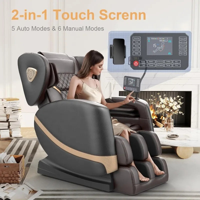 Sunnyside Massage Chair Full Body Zero Gravity 10 Rollers