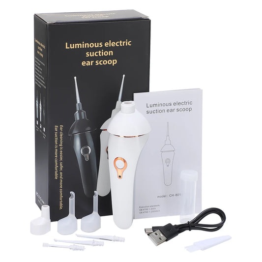 Agdoad Electric Suction Ear Cleaner With Light And Vacuum