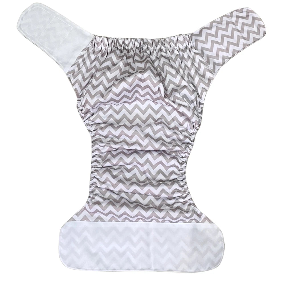 Reusable Adult Diapers, Washable, Elderly Incontinence Underwear Printed Abdl diapers for person with a disability 1 piece