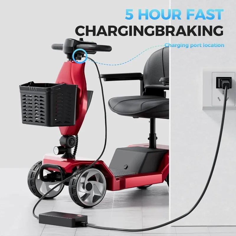 Empowering Lightweight Mobility Scooter with Folding Design for Effortless Travel