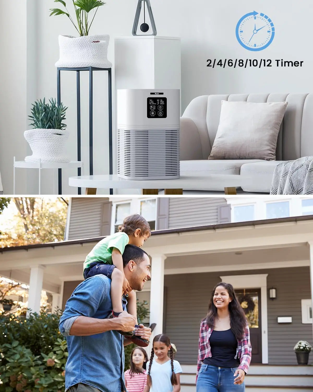 KinseiBeauty Air Purifier With Aromatherapy And Auto Mode