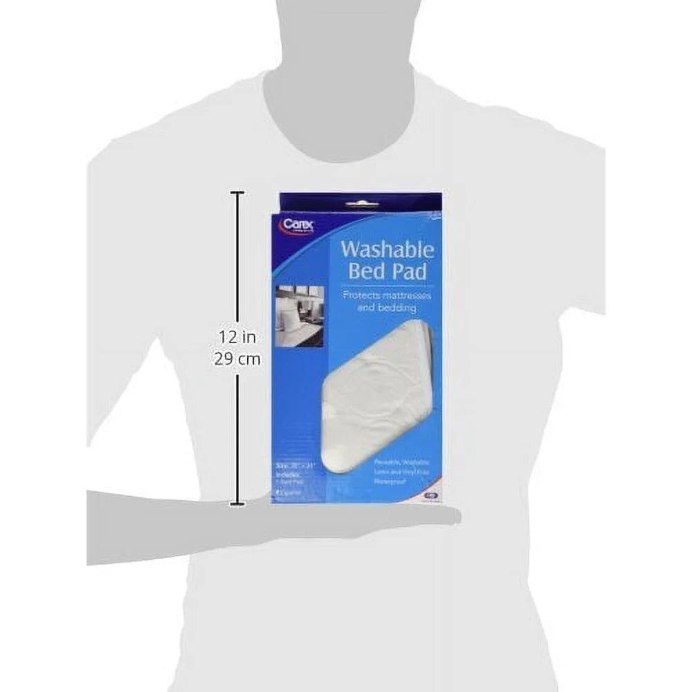 Reusable Waterproof Bed Chair Incontinence Pad 30x34in Moderate Absorbency Soft Comfortable Washable Leak Prevention Protector