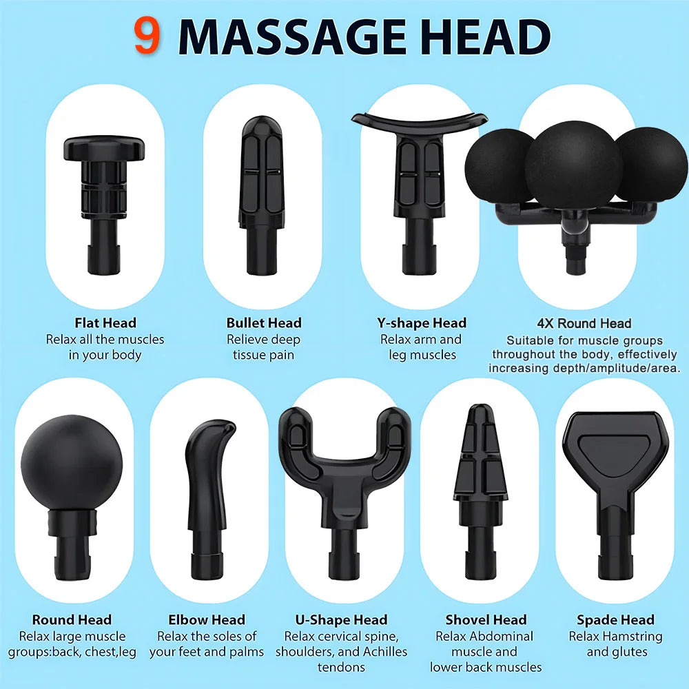 XFOX Fourfold Strike Massage Gun Variable Frequency Massager