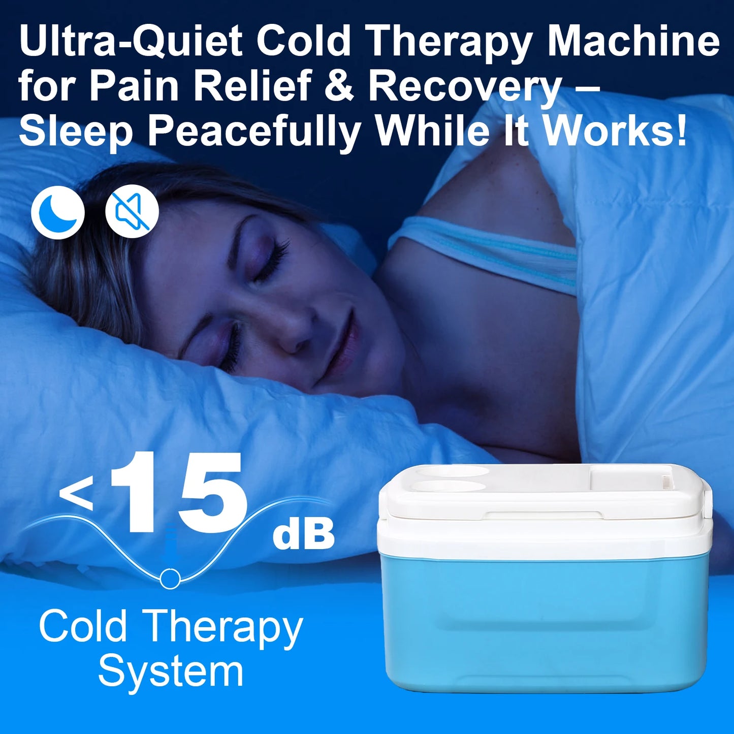 GHORTHOUDE Knee Cold Therapy Machine Cryotherapy System