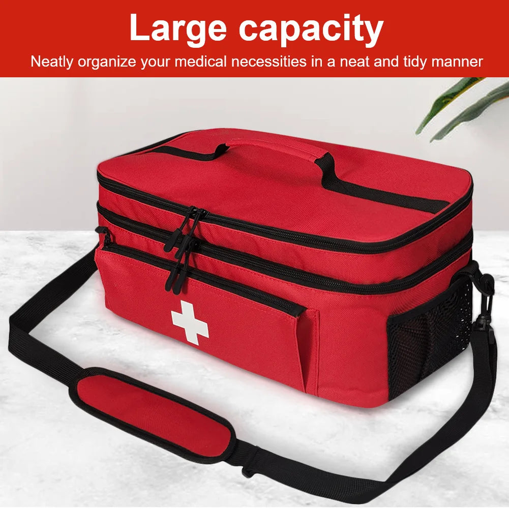 Hign Concerned Travel Medicine Bag With Lockable Zippers