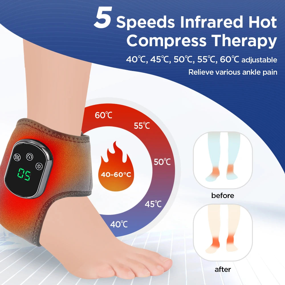 PASTSKY Electric Foot Massager With Heating And Vibration