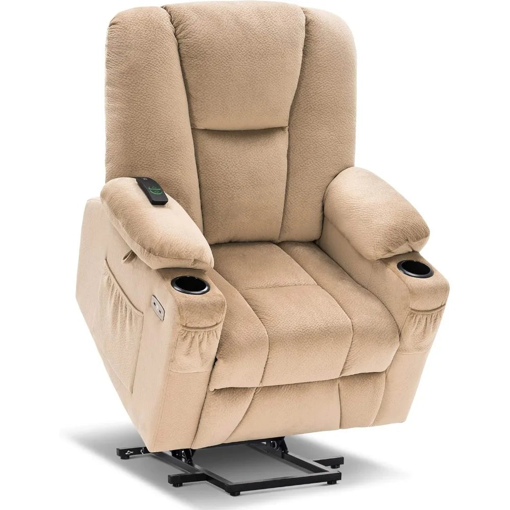 DAFIFY Power Lift Recliner Chair USB Ports Cup Holders