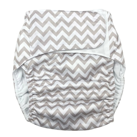Reusable Adult Diapers, Washable, Elderly Incontinence Underwear Printed Abdl diapers for person with a disability 1 piece