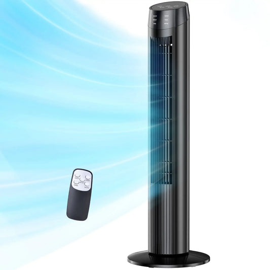 SZRSTH Tower Fan Oscillating Standing Floor Fan 3 Speeds