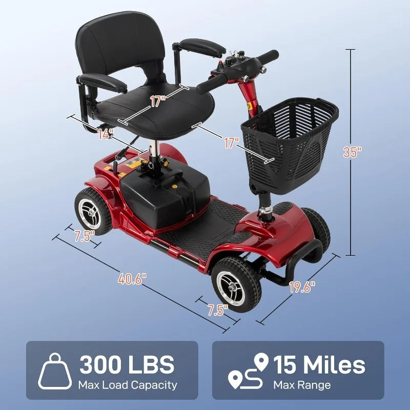 Hign Concerned Compact Heavy Duty Mobility Scooter Basket
