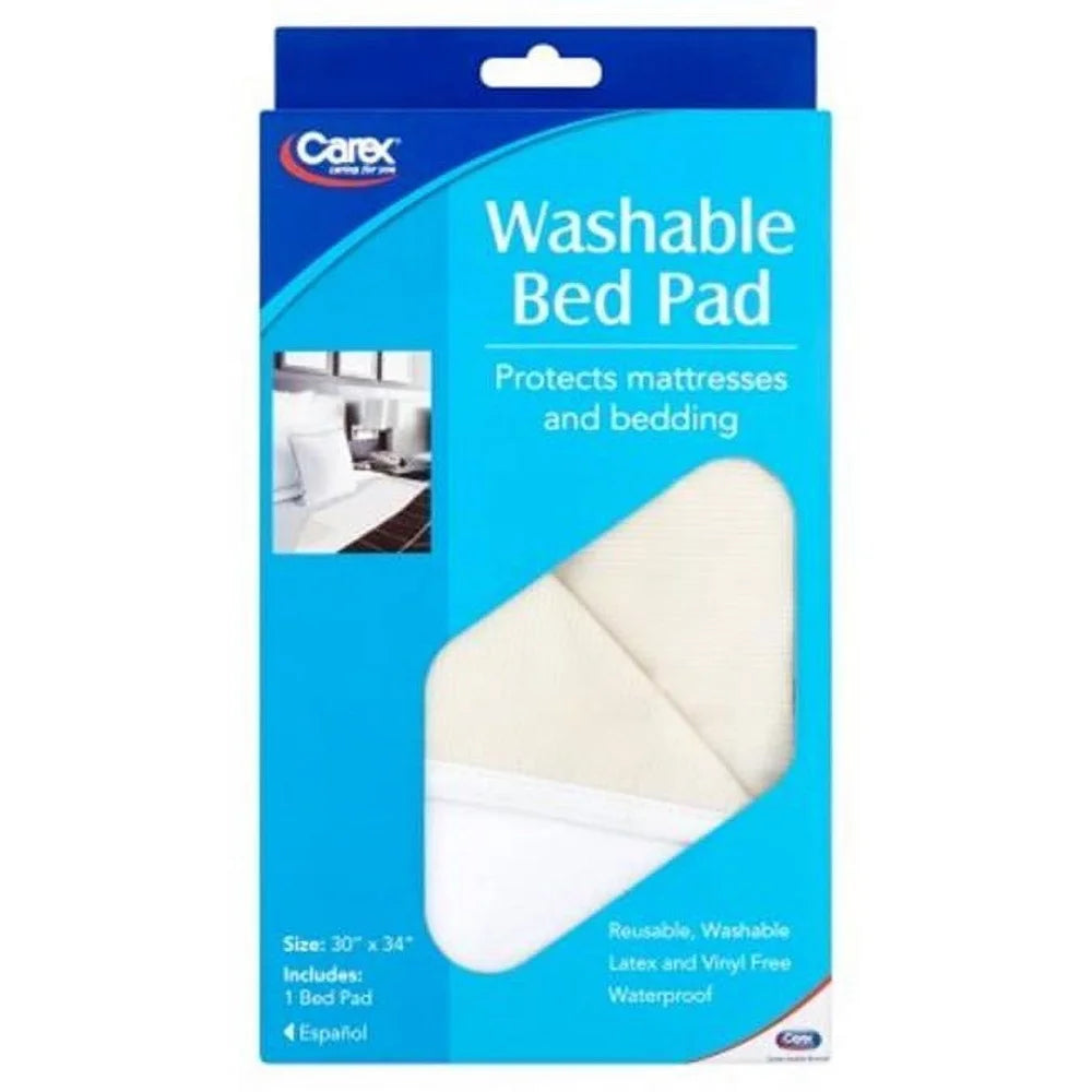 Reusable Waterproof Bed Chair Incontinence Pad 30x34in Moderate Absorbency Soft Comfortable Washable Leak Prevention Protector