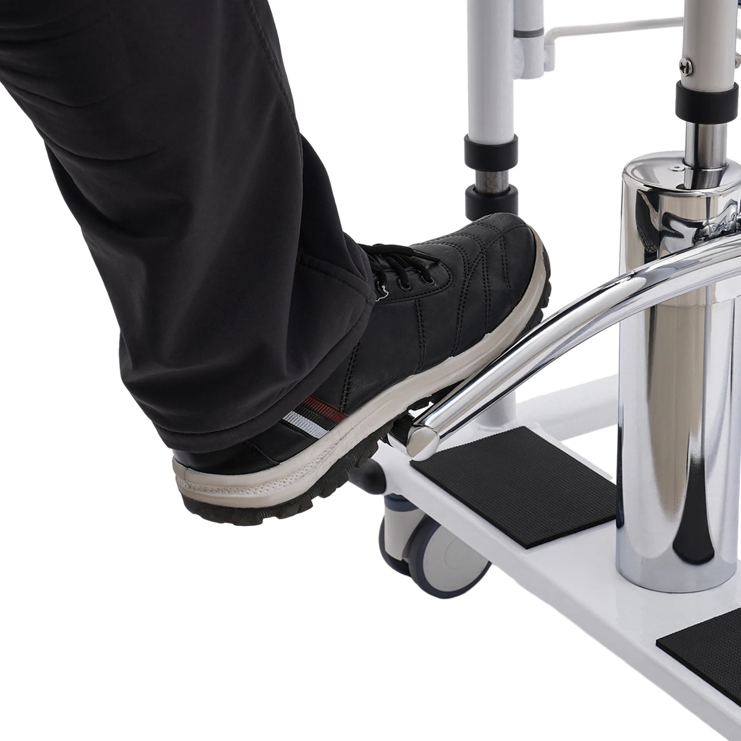 Hign-concerned Patient Lift Transfer Chair With 180 Degree Split Seat