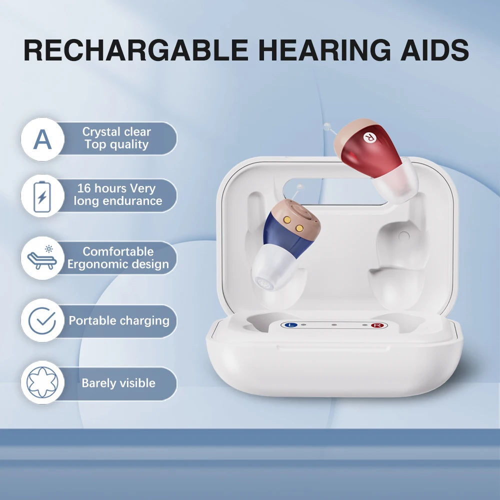 Hign Concerned Rechargeable Mini In Ear Hearing Aids