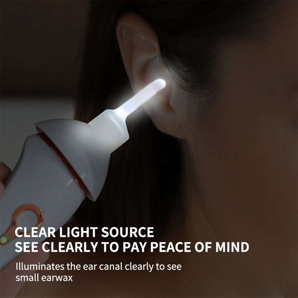 Agdoad Electric Suction Ear Cleaner With Light And Vacuum