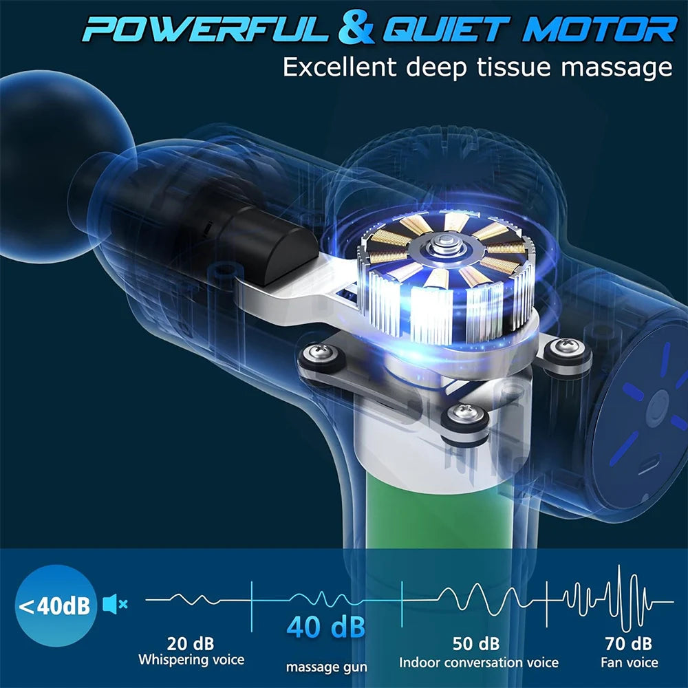 XFOX Fourfold Strike Massage Gun Variable Frequency