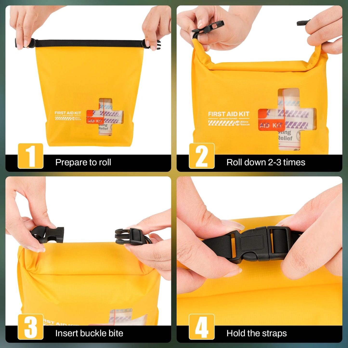 RHINO RESCUE Waterproof First Aid Kit For Outdoor Water