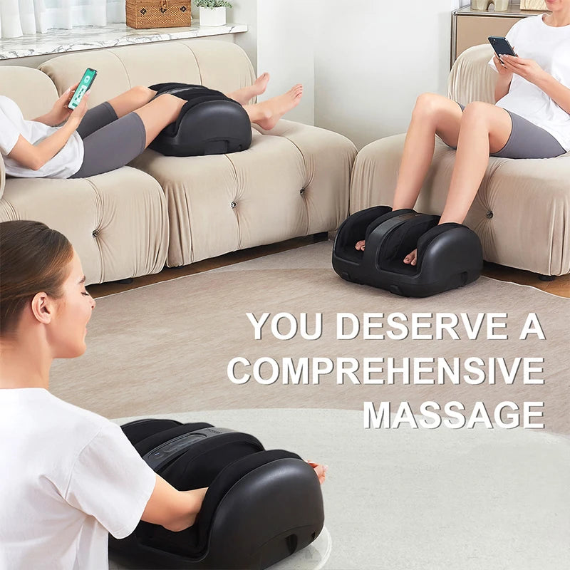 Nekteck Shiatsu Foot And Calf Massager With Heat Therapy