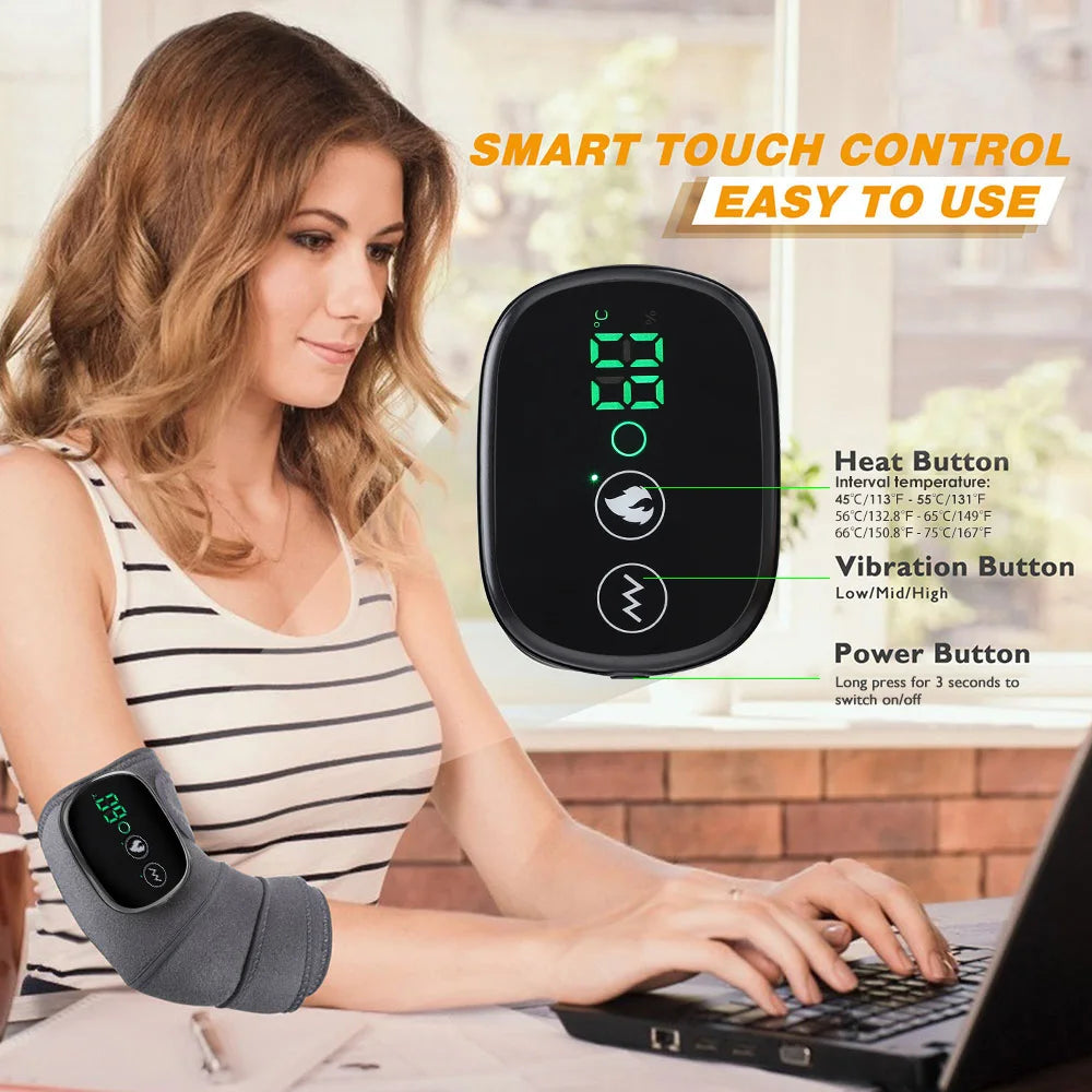 Hailicare 3 In 1 Electric Heating Massage Belt For Joints