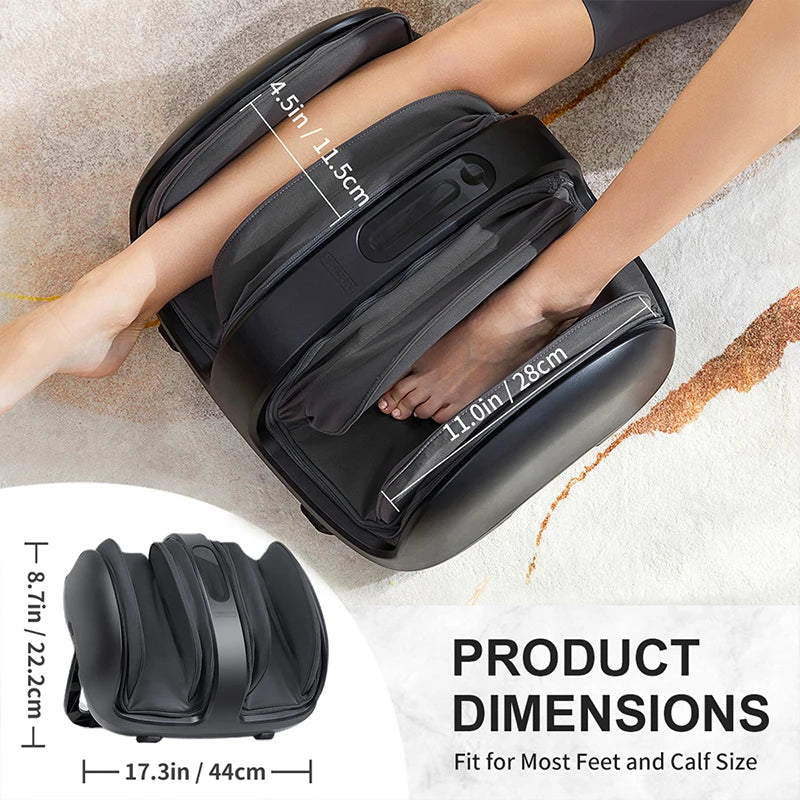 Nekteck Shiatsu Foot And Calf Massager With Heat Therapy