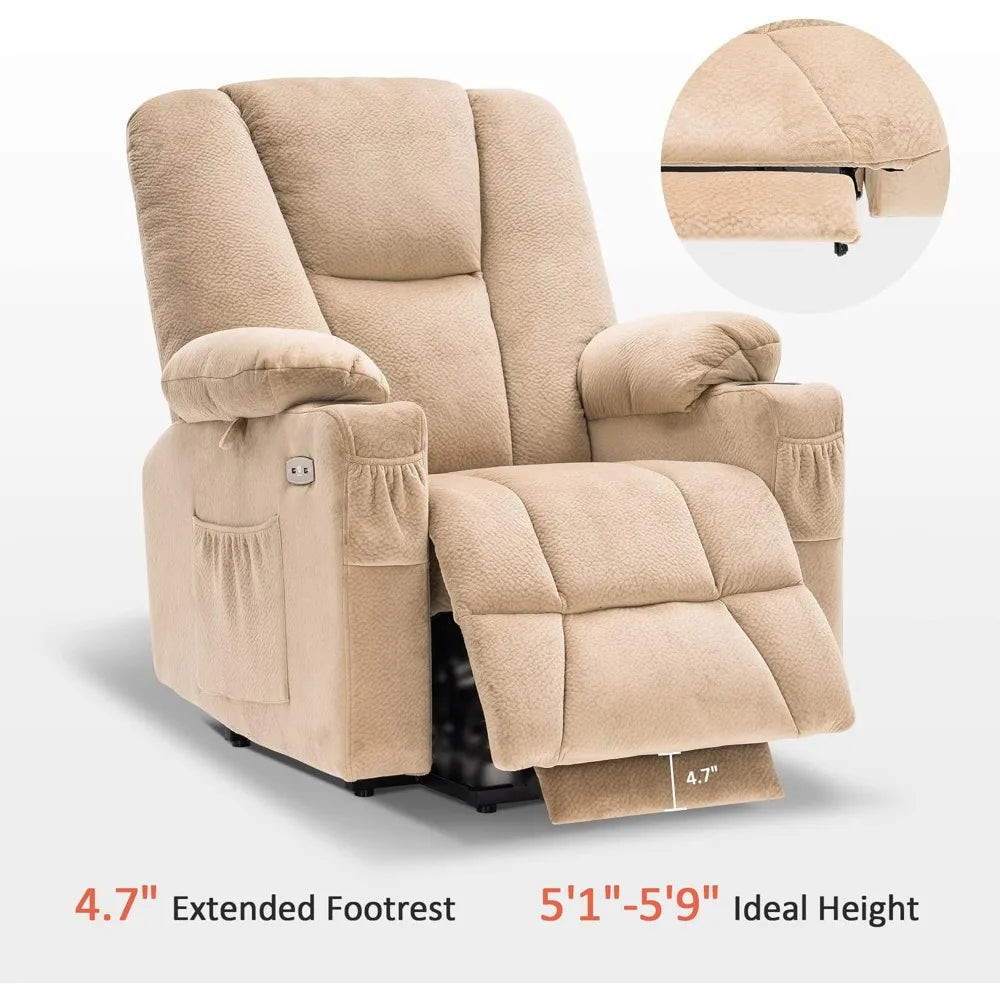 DAFIFY Power Lift Recliner Chair USB Ports Cup Holders